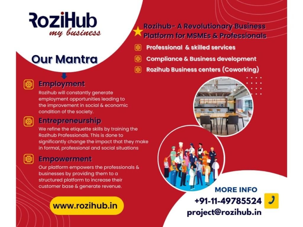 RoziHub: A Revolutionary Marketplace Platform For Professionals And MSMEs