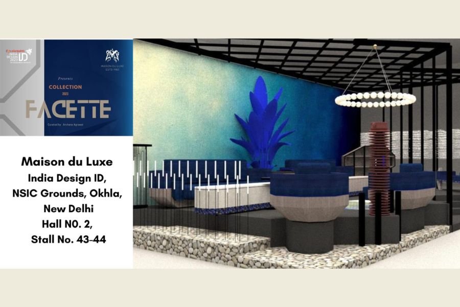 India’s Luxury Interior design Studio Maison du Luxe is Unveiling its latest Furniture Line “Facette” in India Design ID