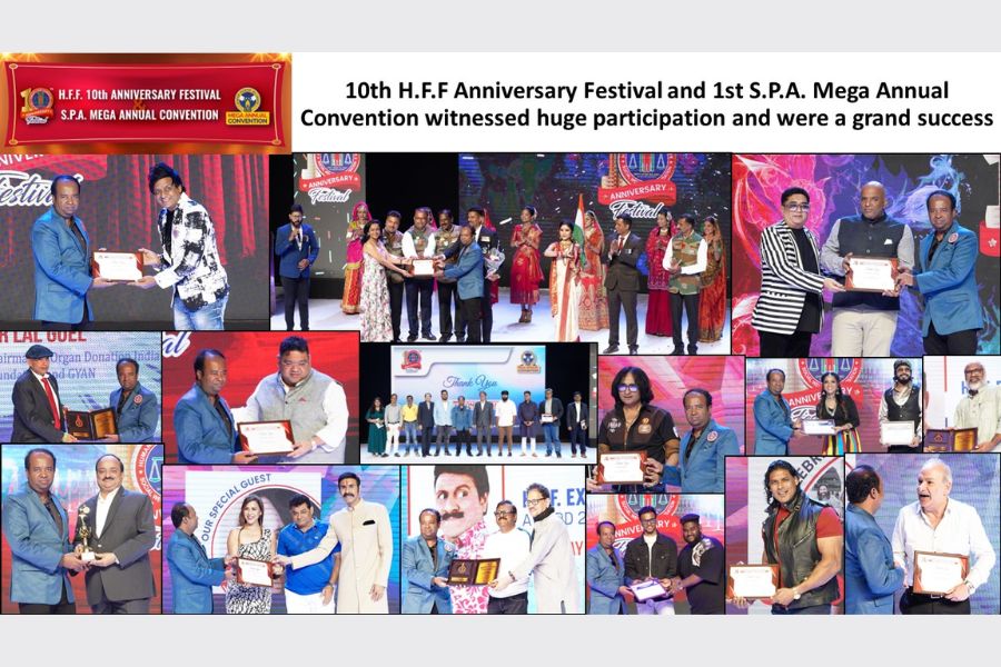 10th H.F.F. Anniversary Festival and 1st S.P.A. Mega Annual Convention witnessed huge participation and were a grand success