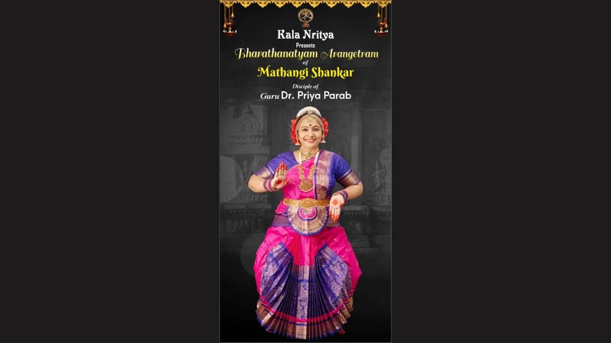 Renowned I.T. Architect Mathangi Shankar made her Debut in Bharatanatyam Arenghetram