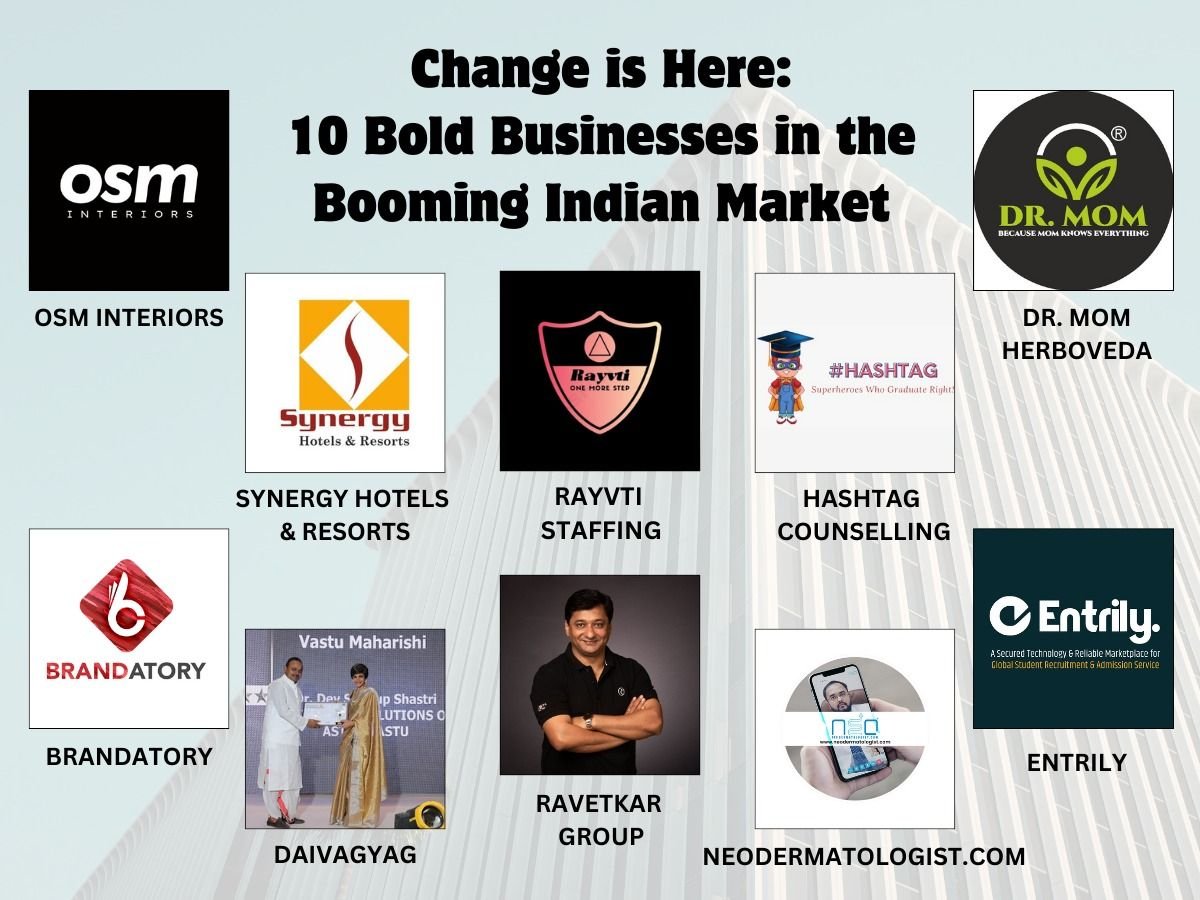 Change is Here: 10 Bold Businesses in the Booming Indian Market