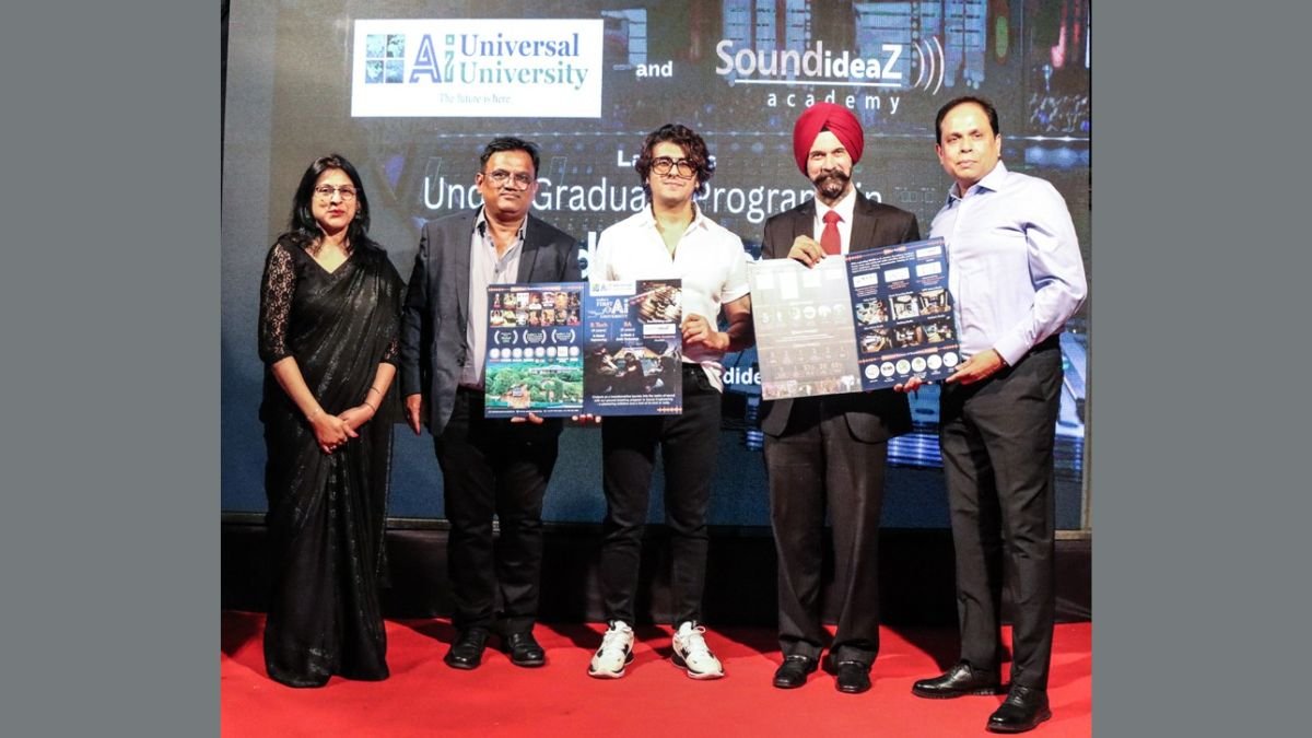 Universal AI University and SoundideaZ Academy Launch first AI – embedded Sound and Music Degree at the hands of Sonu Nigam