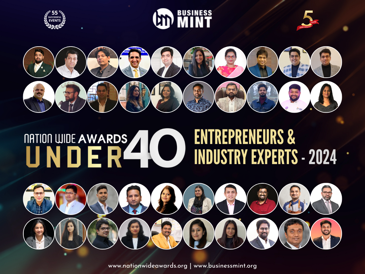 Business Mint proudly reveals the triumphant victors of the fourth iteration of the Nationwide Awards Under 40 Entrepreneurs & Industry Experts – 2024