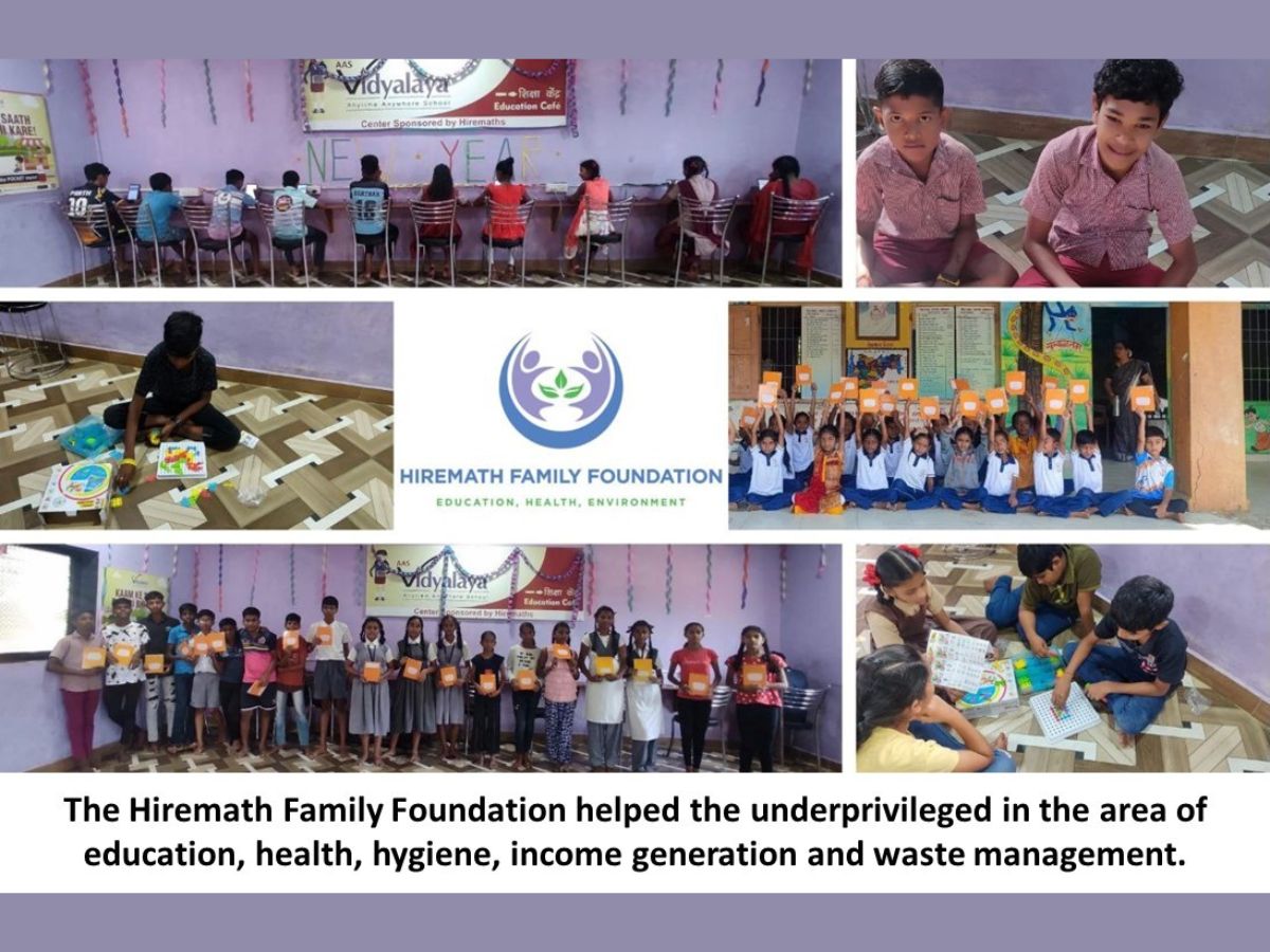 The Hiremath Family Foundation Advances E-Learning Initiative for Underprivileged Children