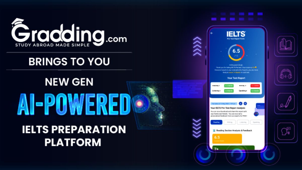 Gradding.com Launches New Gen AI-Powered IELTS Preparation Platform in India