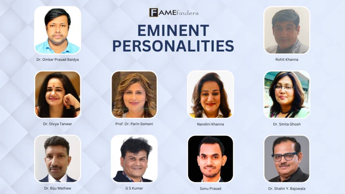 Fame Finders Launches Celebrating Eminent Personalities Campaign, Spotlighting Visionaries, Innovators, and Inspirational Leaders