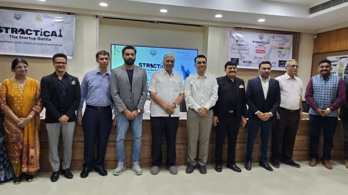 National-Level Startup Competition ‘Stractical 2025’ Held Successfully at Sarvajanik University