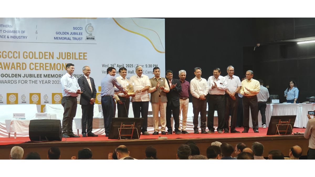 S. R. Luthra Institute of Management Receives SGCCI Golden Jubilee Award for 2023-24