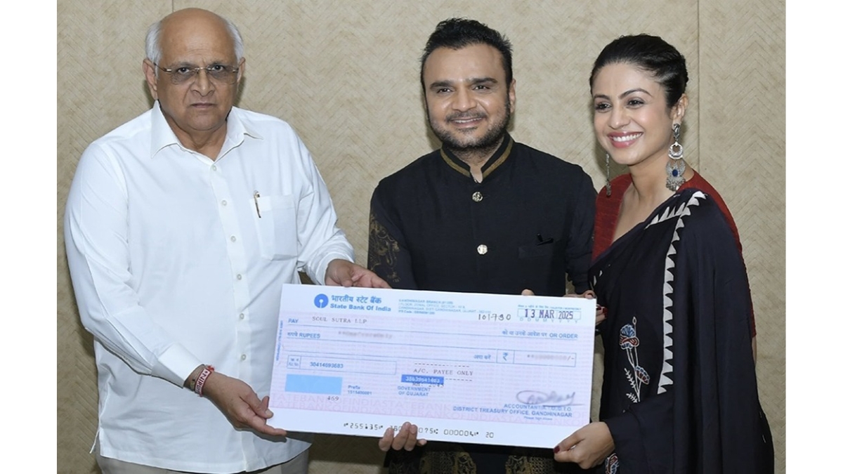 <div>CM Bhupendra Patel Applauds Parthiv Gohil & Mansi Parekh  for ‘Kutch Express’ Triumph at National Film Awards</div>