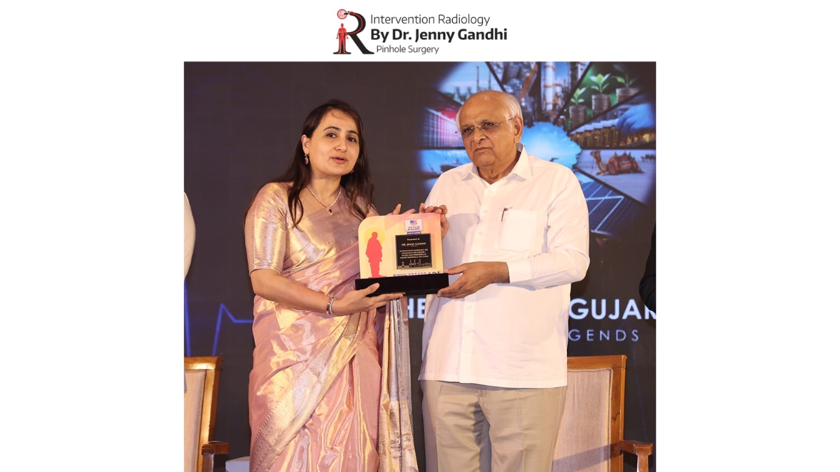 Surat’s Renowned Interventional Radiologist Dr. Jenny M. Gandhi Awarded by Gujarat CM