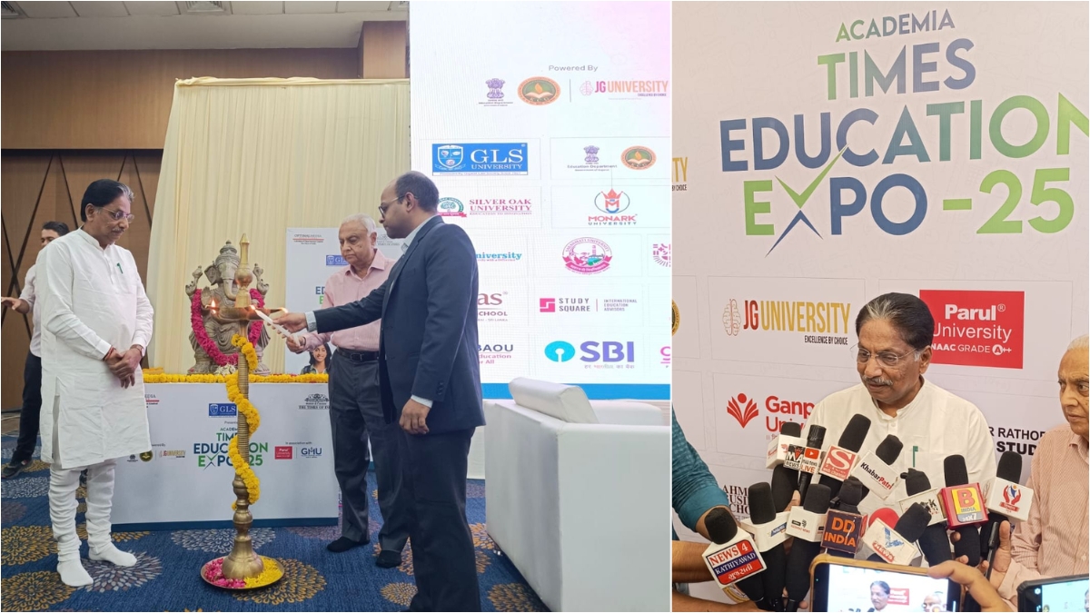 Education Minister Rushikesh Patel Inaugurated Academia: Times Education Expo 2025