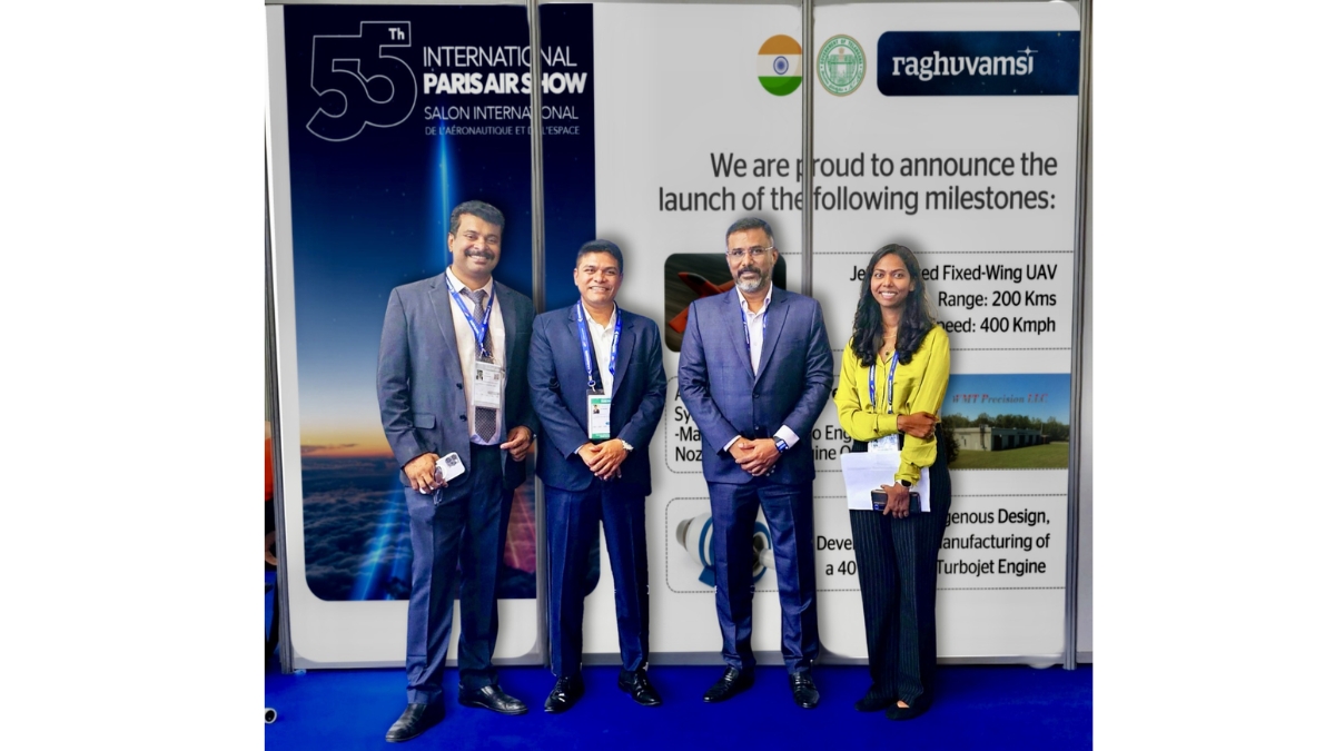 <div>Raghu Vamsi Aerospace Group Debuts Indigenous Jet Engine & UAV Technologies at 55th Paris Air Show</div>