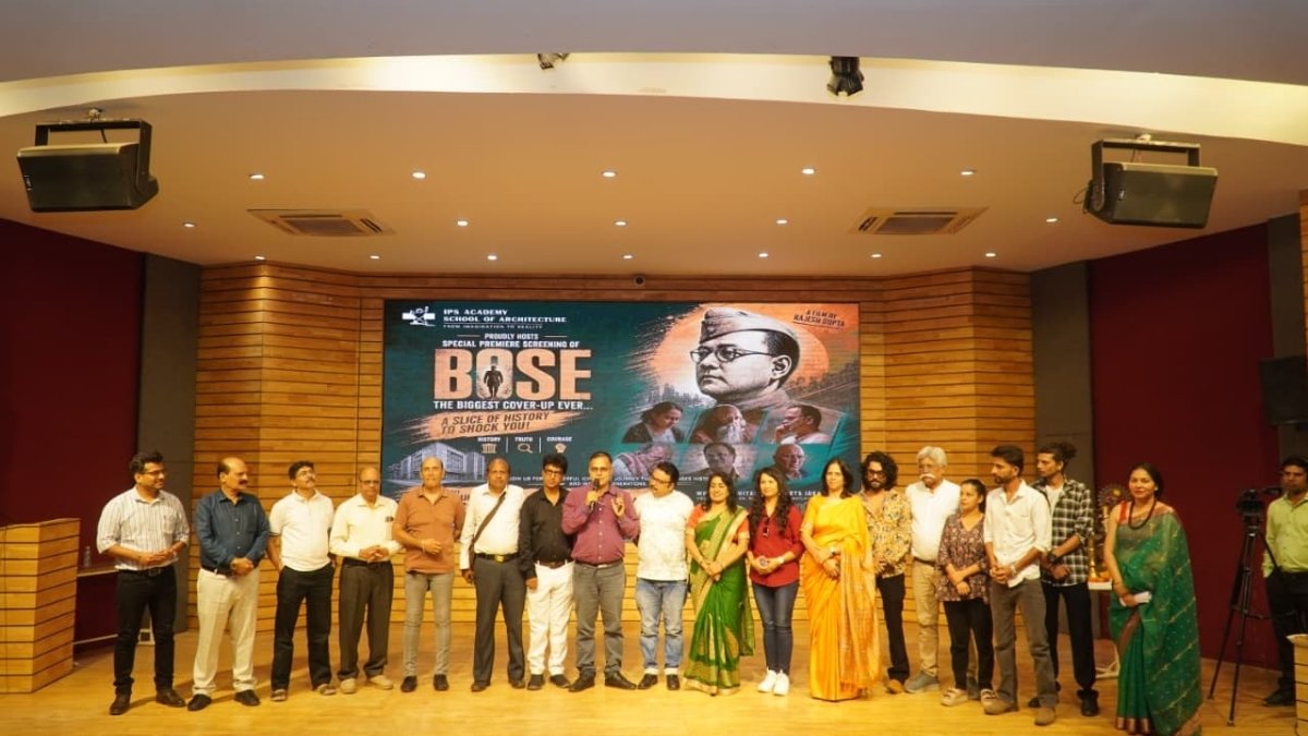 IPS Academy Hosts Grand Premiere of Bose: The Biggest Cover Up Ever