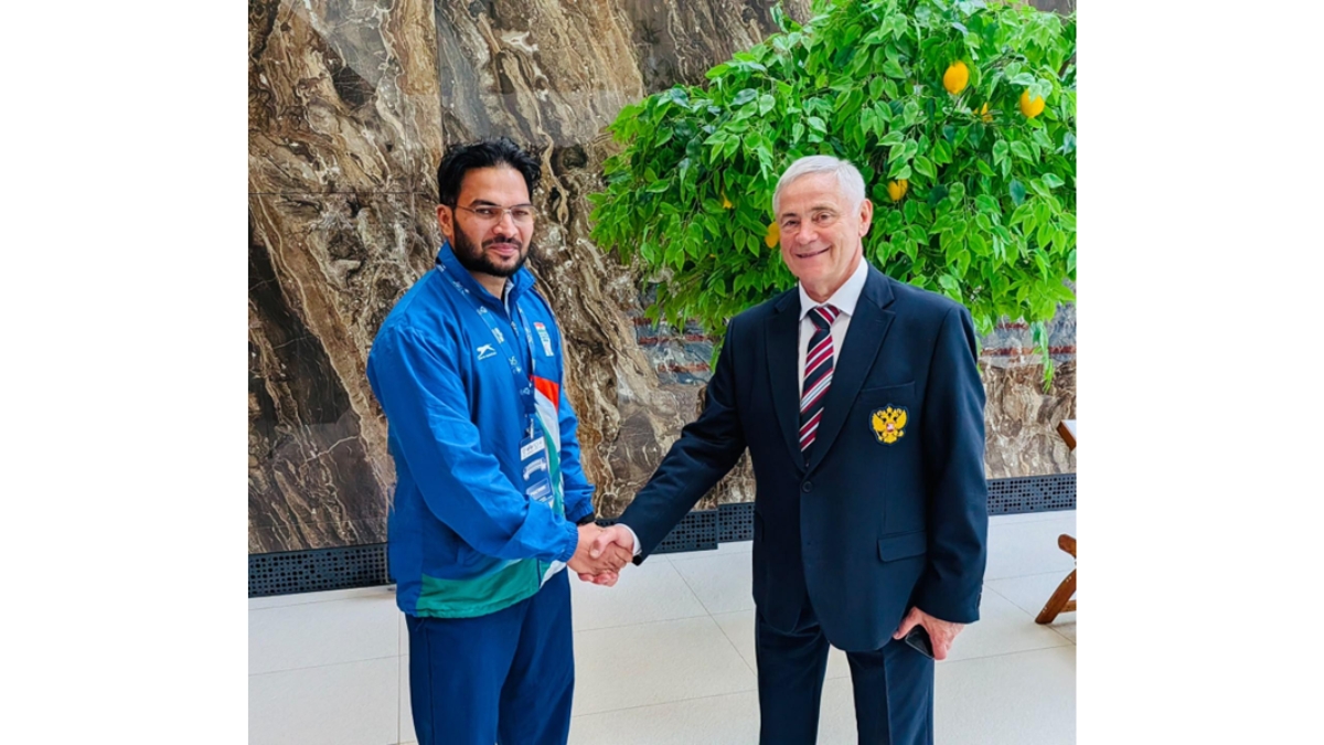 Yogesh Shelly Meets Russian Paralympic Committee President Pavel Alekseevich Rozhkov, Discusses Para Athlete Development and International Collaboration