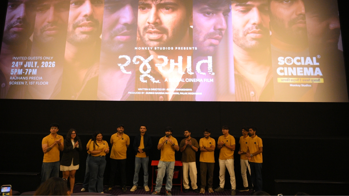 Surbhi and Palak Madhwani Launch Social Cinema Through the First EPIC Premiere of RAJUAAT at Rajhans Precia, Surat