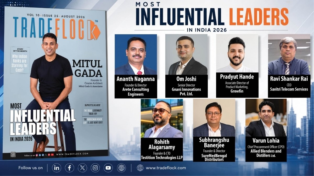 TradeFlock Reveals Most Influential Leaders in India 2026