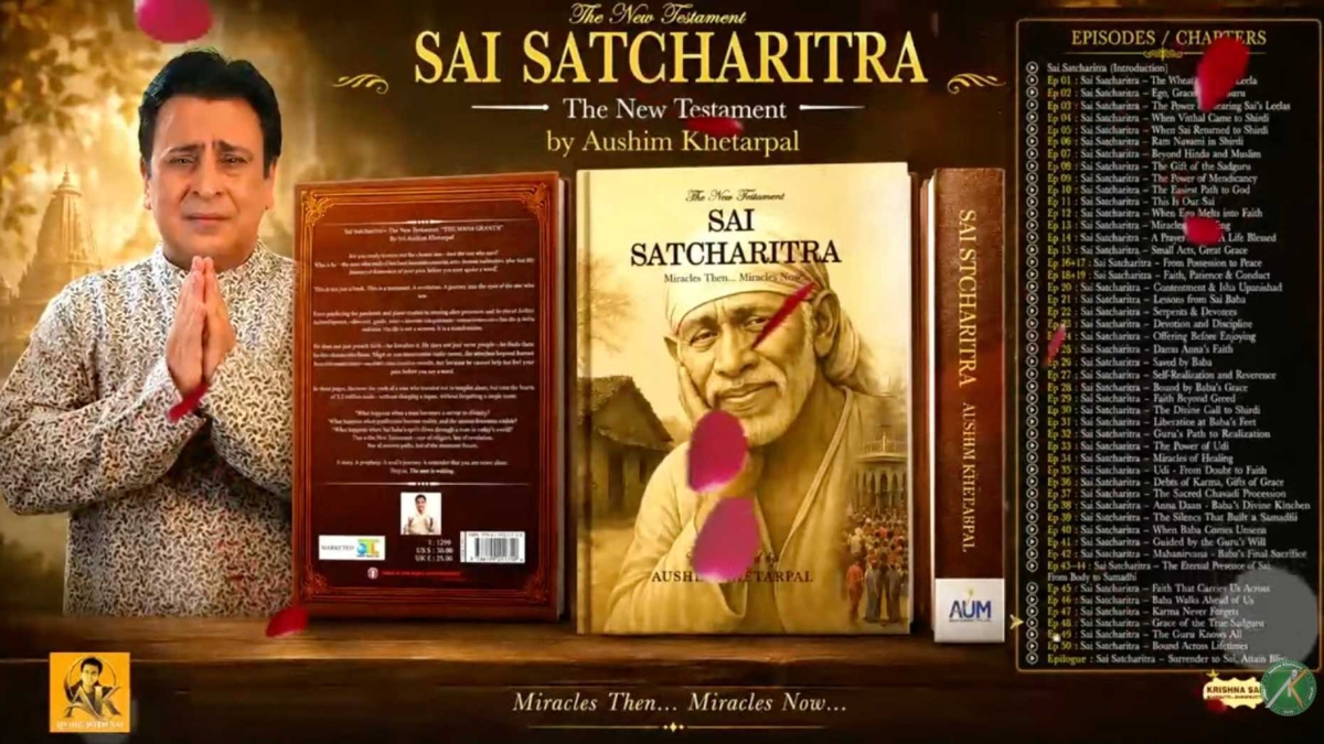 From Shirdi to the World: Aushim K. Khetrapal’s Sai Satcharitra – The New Testament Chronicles Modern-Day Miracles