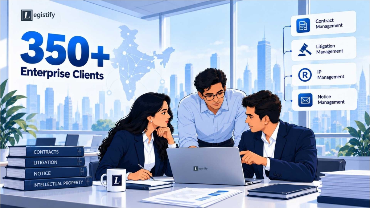 Legistify Crosses 350+ Enterprise Clients as AI Adoption Reshapes India’s Legaltech Market