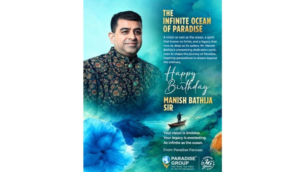 Top Builder in Navi Mumbai: Paradise Group Celebrates 36 Years of Growth and MD Manish Bathija’s Birthday